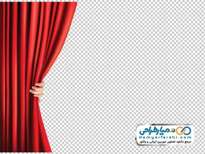 دانلود تصویر png پرده قرمز