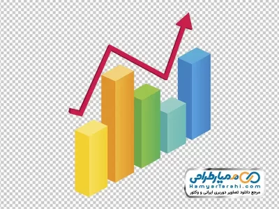 دانلود تصویر با کیفیت نمودار رشد میله ای