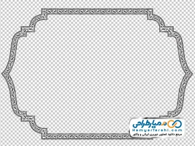 دوربری کادر اسلیمی برای متن