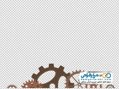 تصویر وکتوری چرخ دنده با فرمت png