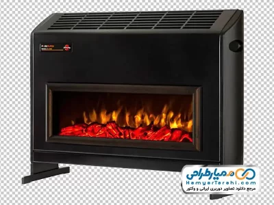 تصویر با کیفیت بخاری گازی با طرح شوفاژ دیواری