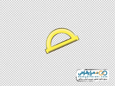 تصویر با کیفیت خط کش نقاله