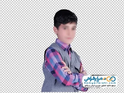 دانلود تصویر png دانش آموز پسر با فرم مدرسه