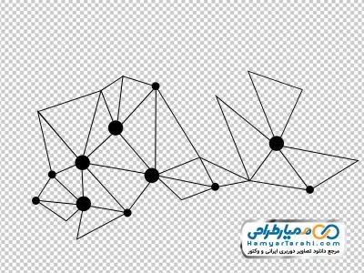 دانلود عکس با کیفیت اشکال هندس با خطوط و نقطه