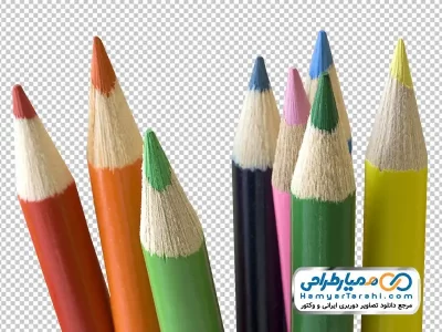 عکس با کیفیت مداد رنگی با فرمت png