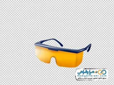 تصویر png عینک محافظ اپراتور دستگاه لیزر