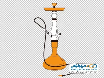 دانلود تصویر وکتوری قلیان