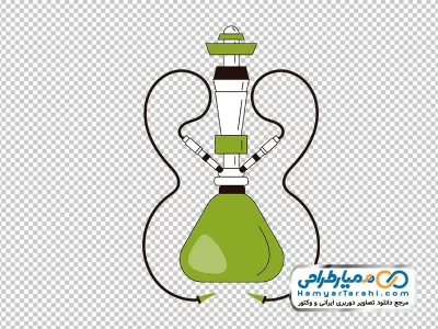 عکس وکتوری بدون پس زمینه قلیان