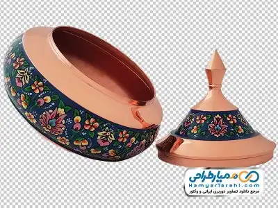 دانلود دوربری شکلات خوری مسی میناکاری