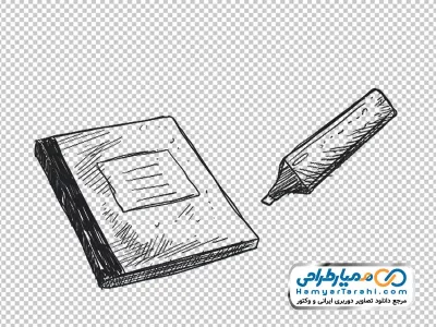 آیکون ماژیک علامت زن و کتاب با فرمت png