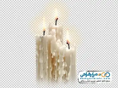 تصویر با کیفیت شمع روشن