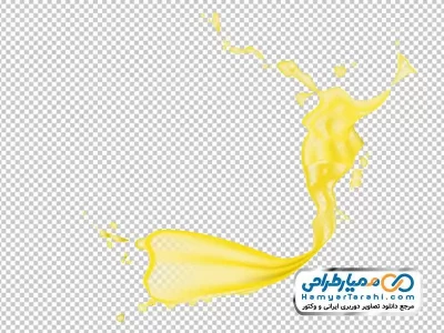 تصویر png پاشش آب آناناس