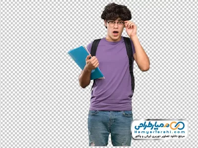 عکس با کیفیت پسر دانشجو
