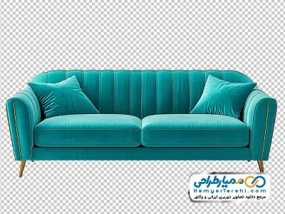 عکس با کیفیت کاناپه سبز