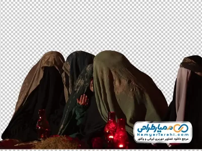 تصویر با کیفیت اهل بیت امام حسین در تعذیه شام قریبان
