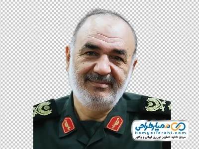 تصویر png شهید سردار حسین سلامی
