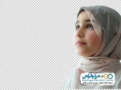 دانلود تصویر png دختر محجبه