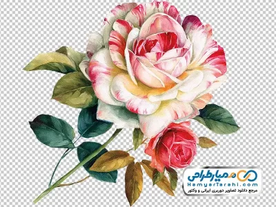 نقاشی دسته گل