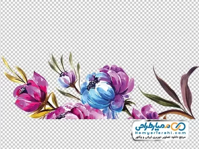 دانلود عکس حاشیه گل