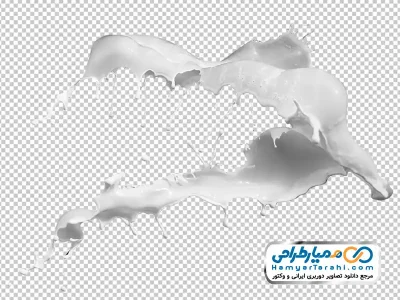 تصویر png پاشیدن شیر