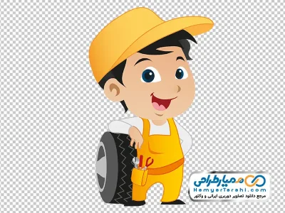 تصویر وکتوری تکنسین آپاراتی