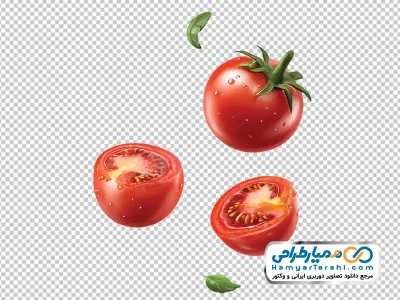 تصویر بدون پس زمینه گوجه فرنگی با فرمت png