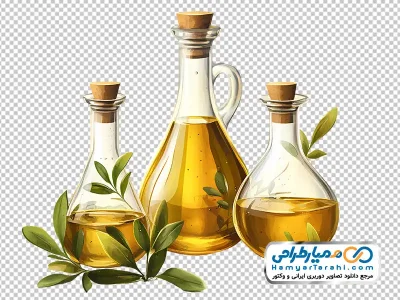عکس png شیشه روغن زیتون