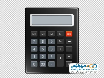 تصویر png ماشین حساب وکتوری