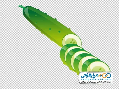 تصویر وکتوری خیار با فرمت png