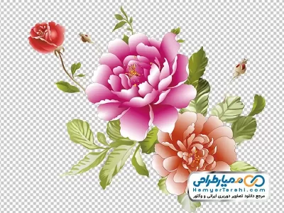 فایل دوربری عکس گل