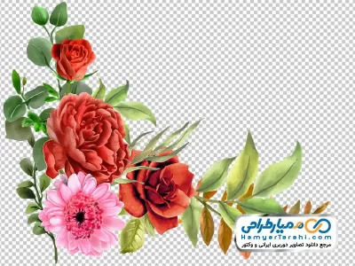 فایل نقاشی گل
