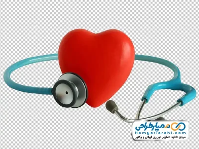 عکس با کیفیت گوشی پزشکی و قلب