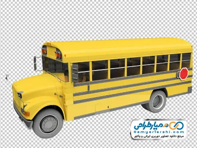 دانلود تصویر png اتوبوس مدرسه