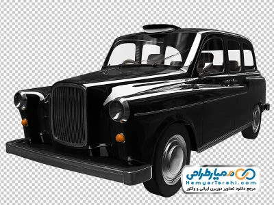 تصویر با کیفیت تاکسی لندن با فرمت png