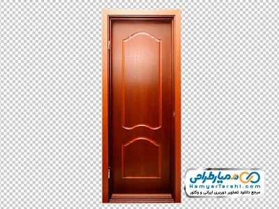 دانلود تصویر png درب چوبی داخلی آپارتمانی طرح قدیمی