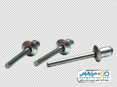 تصویر با کیفیت میخ پرچ فولادی