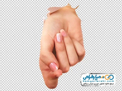 تصویر فشردن نوک انگشت اشاره و شصت با فرمت png