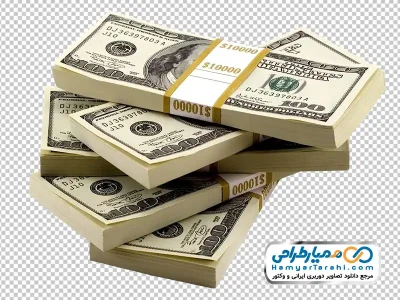 دانلود عکس با کیفیت دسته های اسکناس 100 دلاری