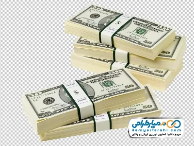 دانلود عکس با کیفیت دسته های اسکناس 50 دلاری