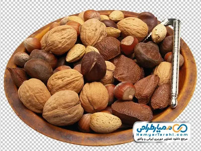عکس png آجیل داخل کاسه