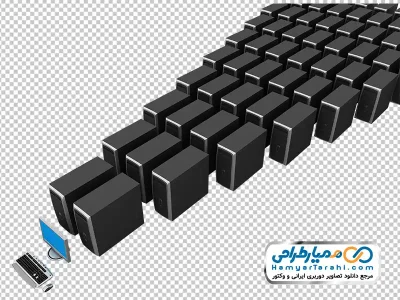 عکس بدون پس زمینه شبکه کامپیوتر