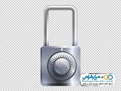 عکس وکتوری قفل رمز دار با فرمت png
