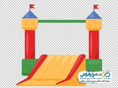 عکس وکتوری سرسره بادی با فرمت png