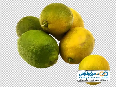 عکس با کیفیت لیمو ترش سبز با فرمت png