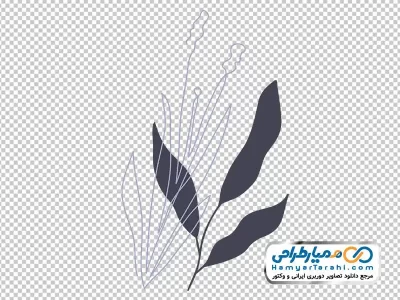 عکس وکتوری گیاه بوتانیکال