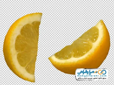 عکس با کیفیت برش لیمو ترش زرد با فرمت png