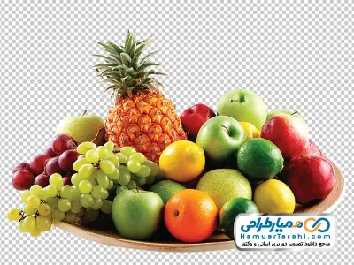 دانلود عکس با کیفیت سینی انواع میوه