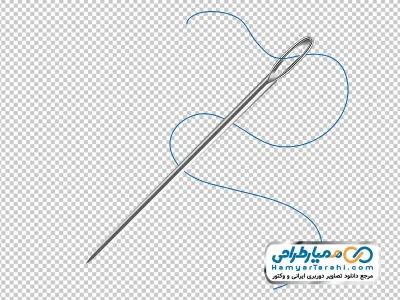 دانلود تصویر وکتوری نخ و سوزن