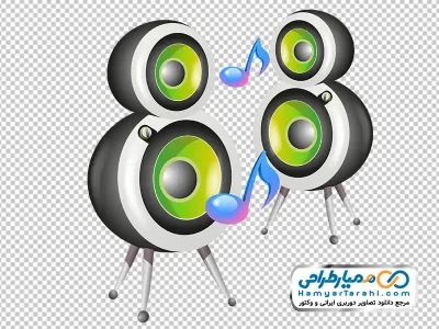 دانلود تصویر وکتوری اسپیکر با فرمت png