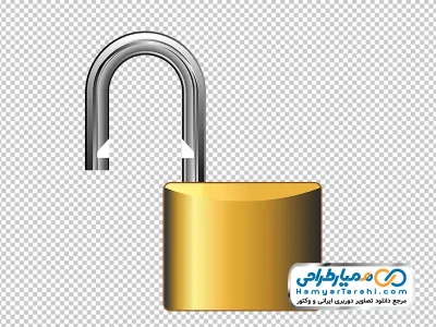 دانلود تصویر png قفل آویز باز